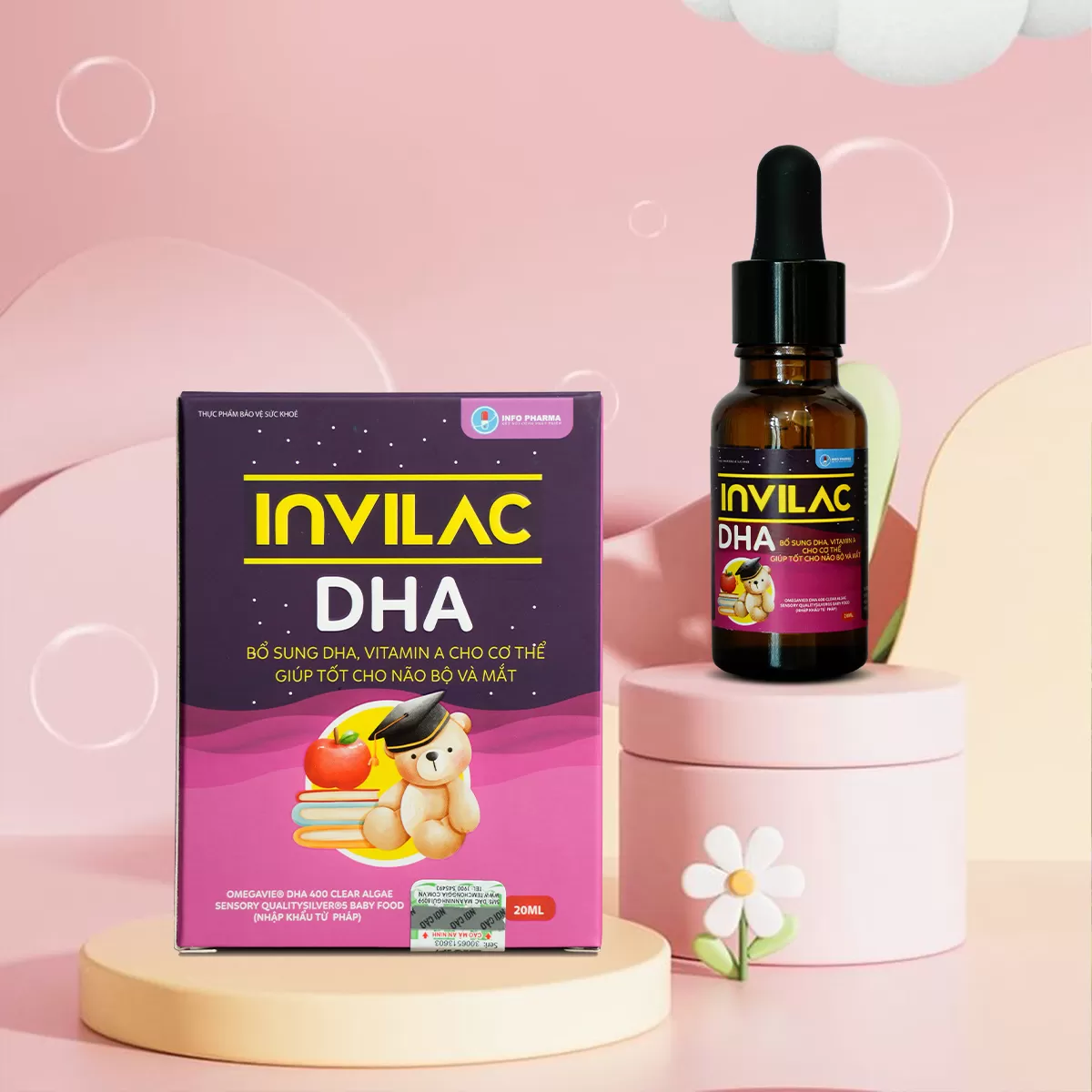 INVILAC DHA - Bổ sung DHA, vitamin A cho cơ thể