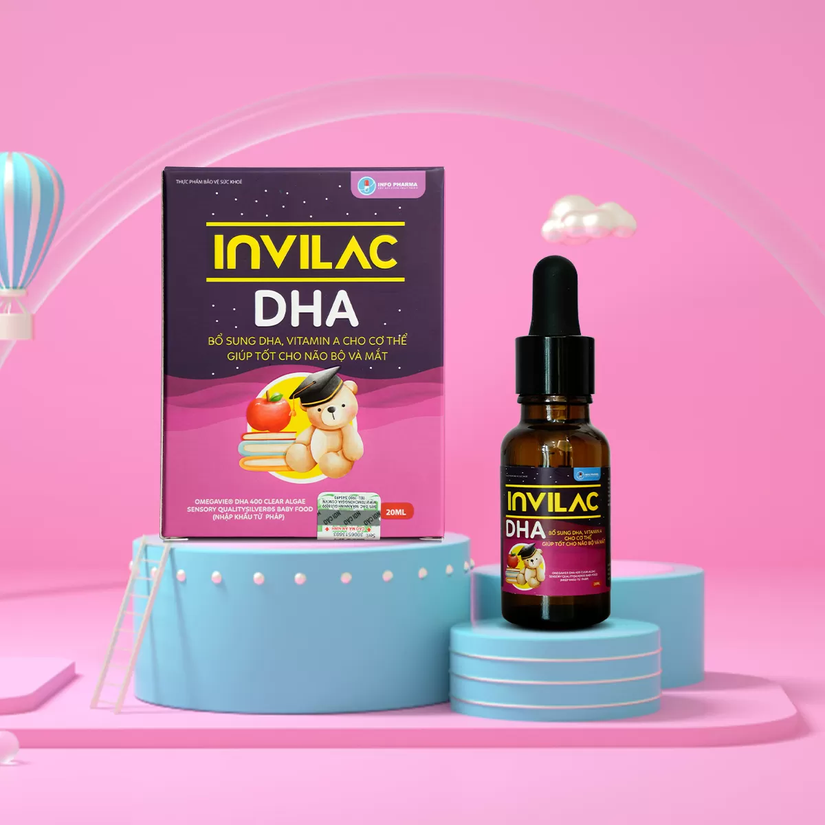 INVILAC DHA - Bổ sung DHA, vitamin A cho cơ thể