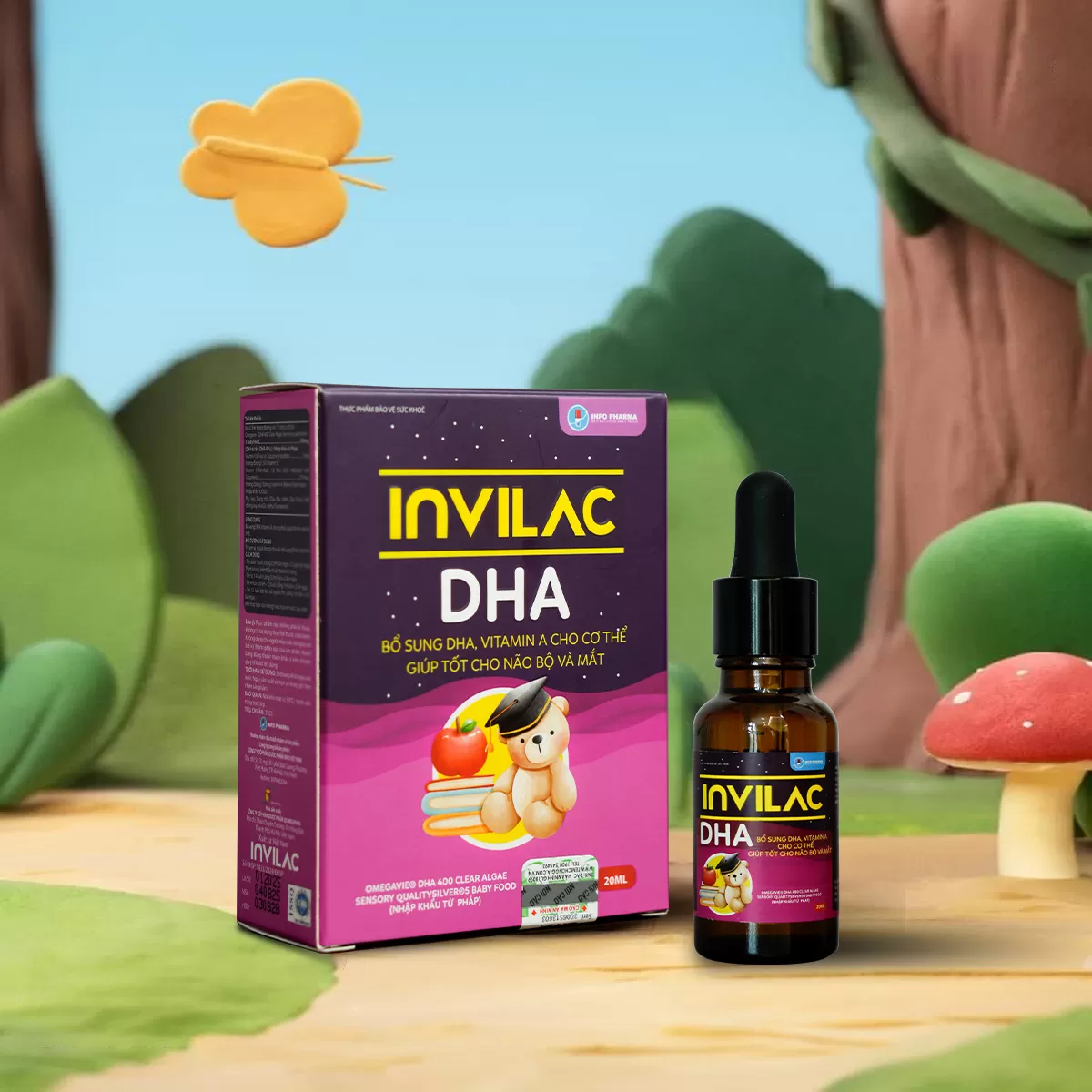 INVILAC DHA - Bổ sung DHA, vitamin A cho cơ thể
