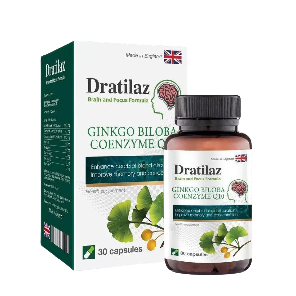 Dratilaz hỗ trợ cải thiện trí nhớ, tăng cường tuần hoàn máu não